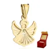 ⭐ Zawieszka złota diamentowany aniołek ♥ Ergold