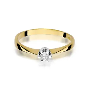Złoty pierścionek z diamentem EY-36 0,10ct
