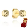 ⭐ Kolczyki kulki super lekkie diamentowane 7 mm ♥ Ergold