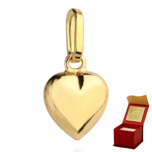 ⭐ Anhänger Herz Anhänger leere ♥ Ergold