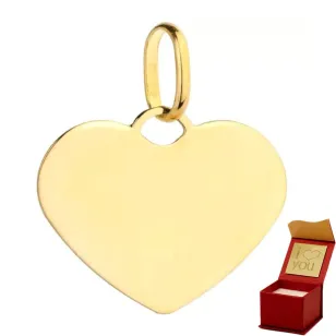⭐ Zawieszka wisiorek pełne serce pr. 585 ♥ Ergold