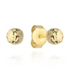⭐ Kolczyki kulki super lekkie diamentowane 3 mm ♥ Ergold