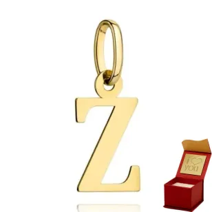 ⭐ Anhänger goldener Buchstabe Z ♥ Ergold