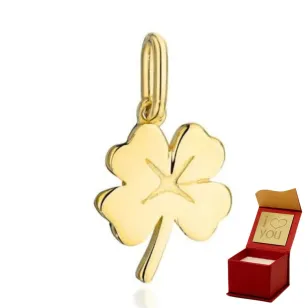 ⭐ Zawieszka złota koniczynka ♥ Ergold