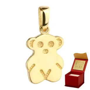 ⭐ Anhänger Gold Vollbär ♥ Ergold