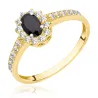 Goldring mit Strasssteinen SQUARE P2.1296 | ergold