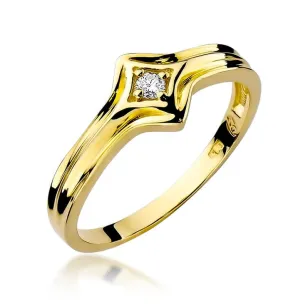 Złoty pierścionek z diamentem EY-29 0,05ct