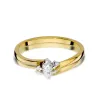 Złoty pierścionek z diamentem EY-346 0,12ct