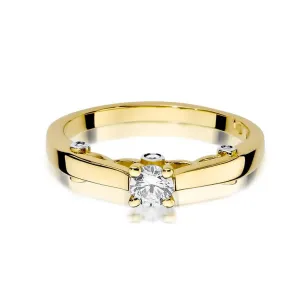 Złoty pierścionek z diamentem EY-342 0,28ct