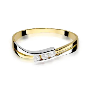 Złoty pierścionek z diamentem EY-159 0,12ct