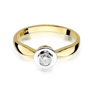 Złoty pierścionek z diamentem EY-294 0,20ct