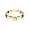 Złoty pierścionek z diamentem EY-222 0,08ct