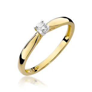 Złoty pierścionek z diamentem EY-45 0,10ct