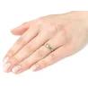 Pierścionek z kamieniem złoty 333