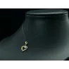ZŁOTA ZAWIESZKA SERCE CYRKONIE