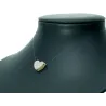 Złota zawieszka 3D NIESKOŃCZONOŚĆ SERCE