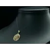 AŻUROWA złota zawieszka Wisiorek