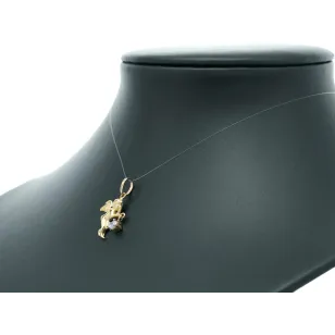 ANIOŁEK Złota przewieszka Zawieszka