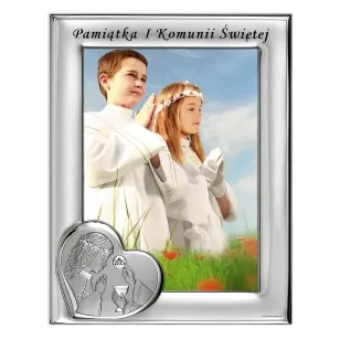 RAMKA NA ZDJĘCIE I KOMUNII ŚW. DLA DZIEWCZYNKI
