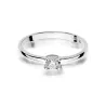 Złoty pierścionek z diamentem Białe złoto EW-386 0,09ct